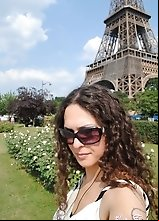 Seductive transsexual on a trip in Paris